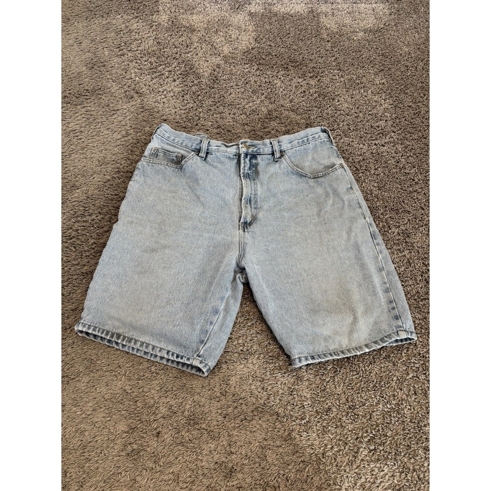 Route 66 Denim Shorts Mens Blue Size 38 Actual‎ 34 Relaxed Fit Medium Wash